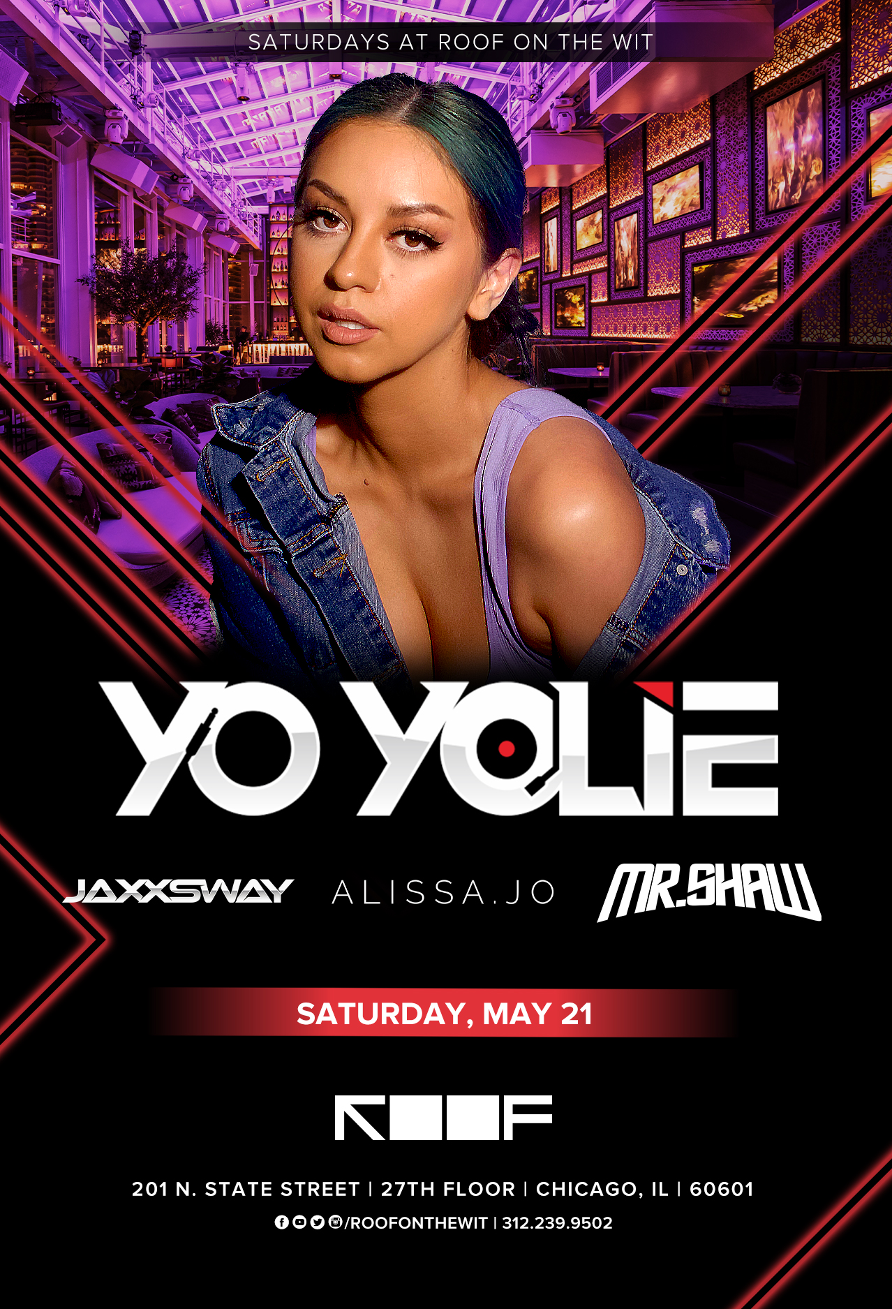 Yo Yolie May 21 | ROOF on theWit
