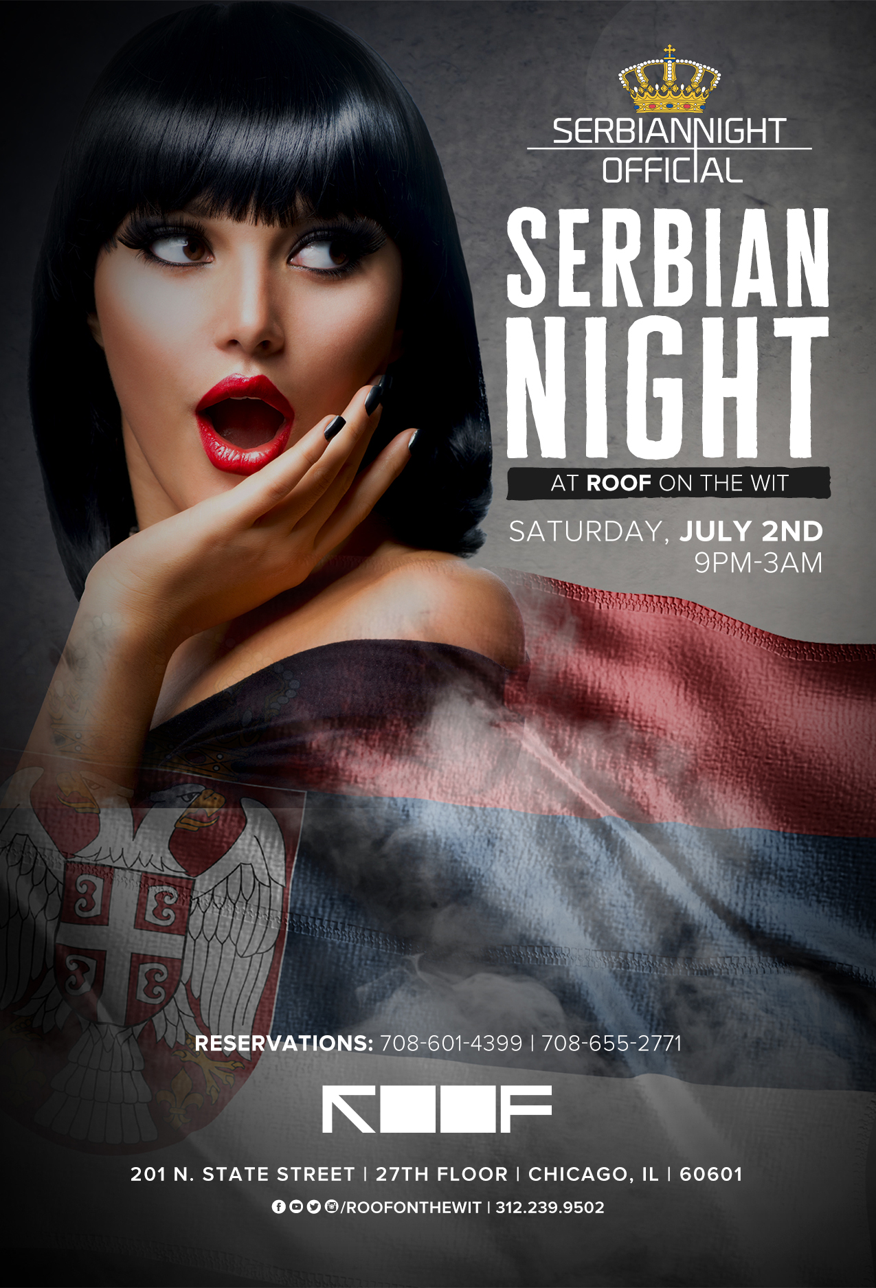 SERBIAN NIGHT July 2nd | ROOF on theWit