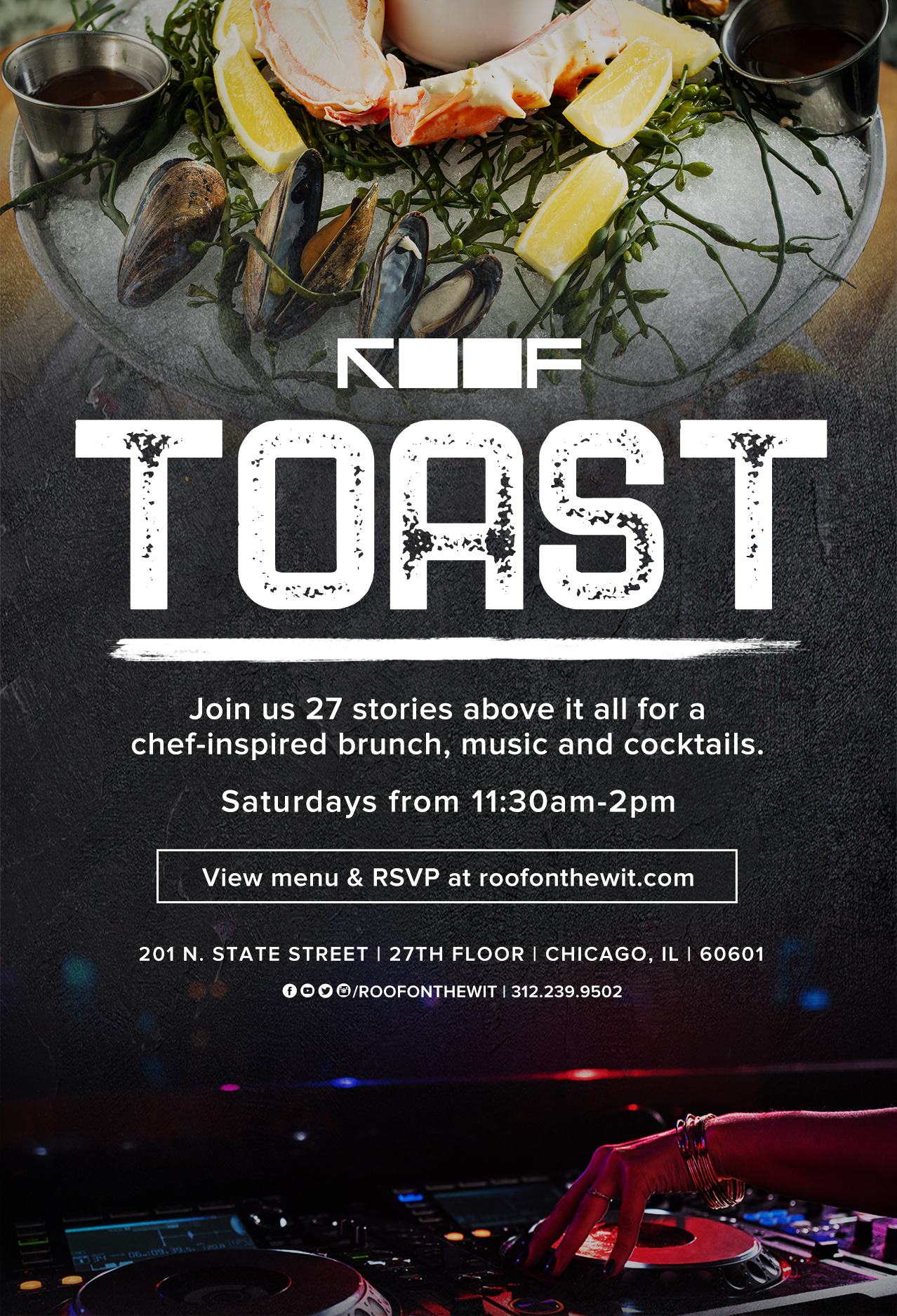 Toast | ROOF on theWit