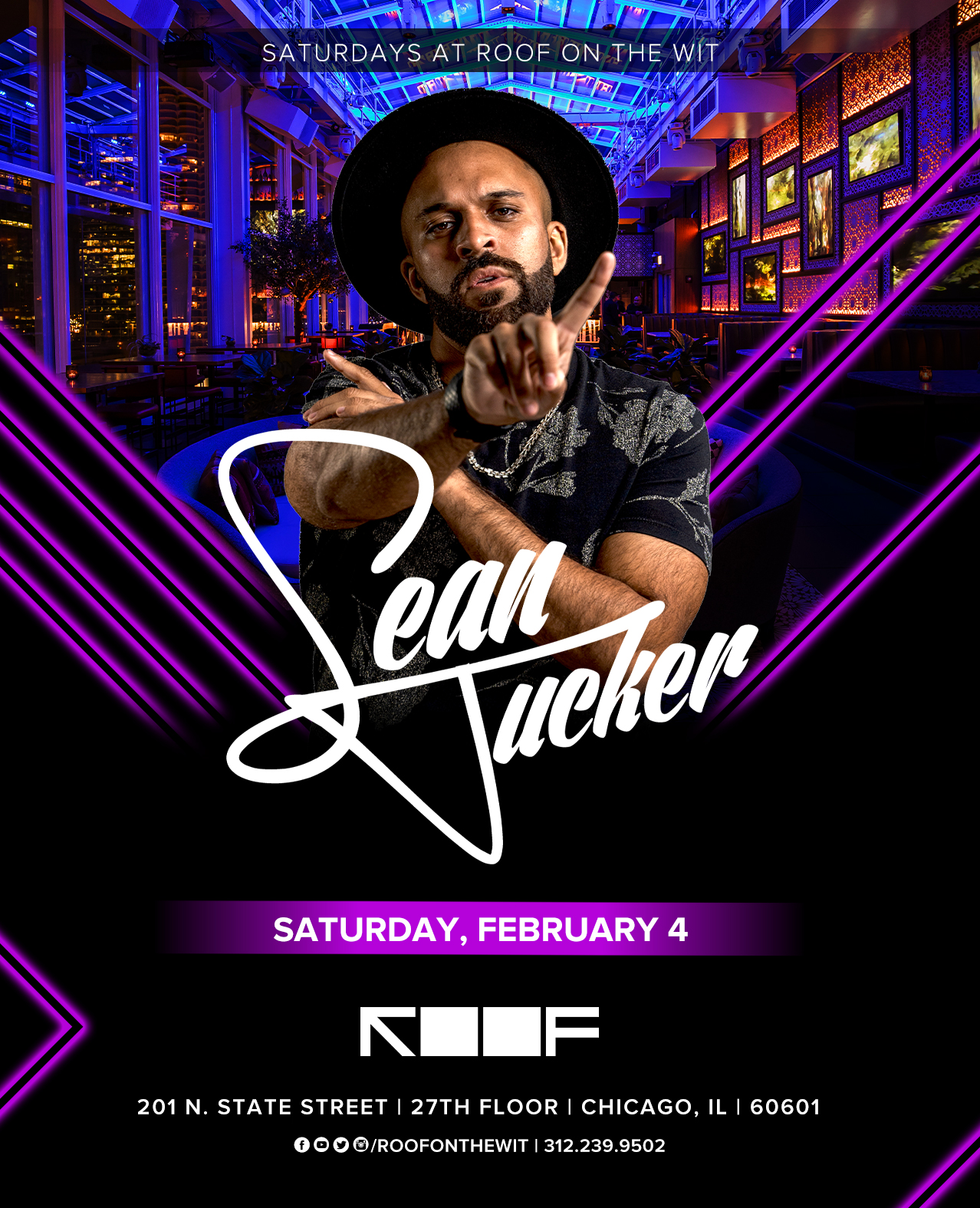 Sean Tucker February 4th | ROOF on the Wit