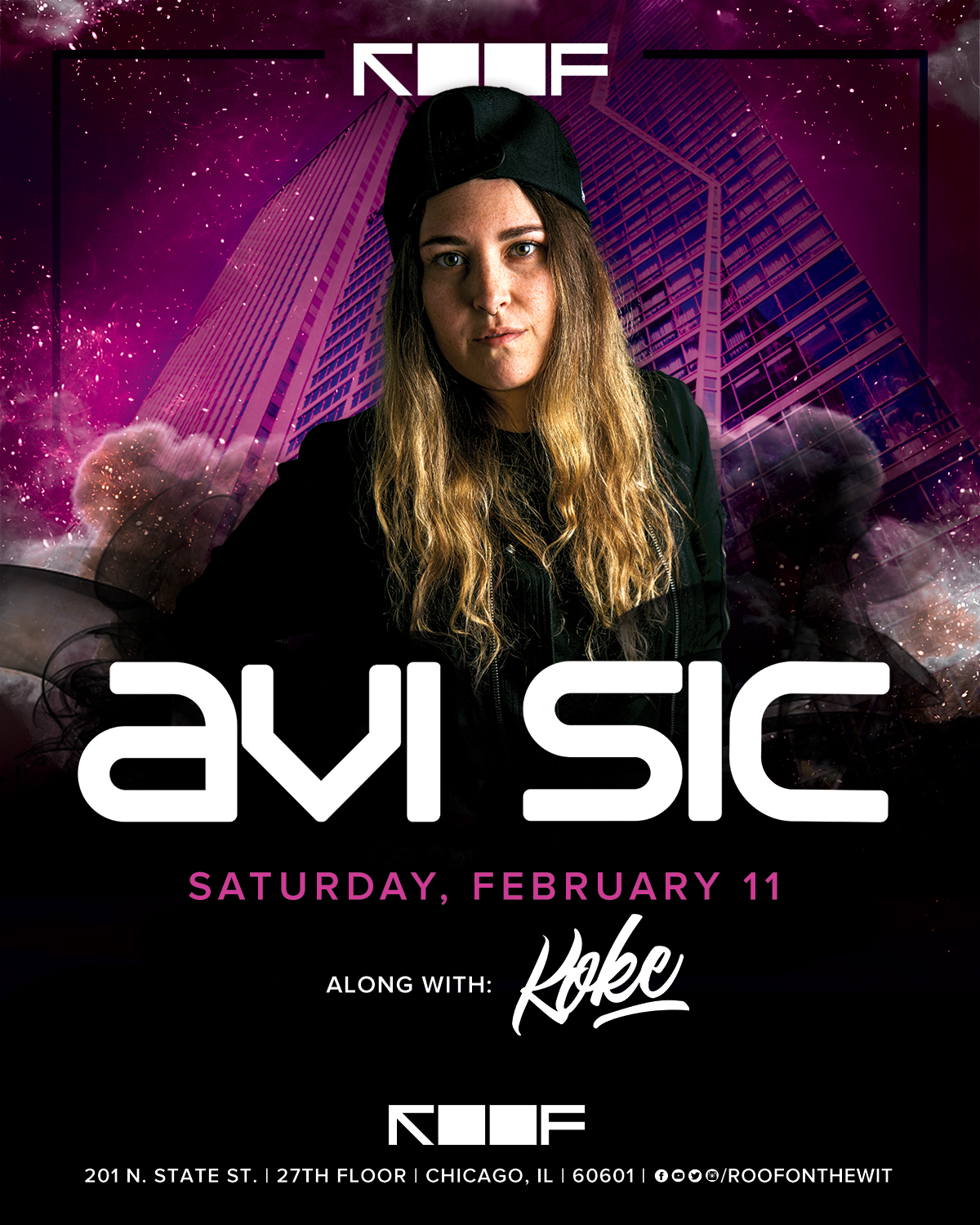 AviSic February 11th | ROOF on theWit